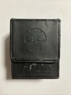 Ultra Pro MtG Deck Box Flip Box - Black Mana - Image 1