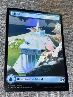 Island (0299) Final Fantasy Foil MTG Magic The Gathering NM - Image 1