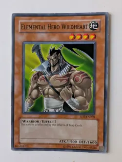 Elemental HERO Wildheart Unlimited YuGiOh Energy #EEN-EN008 2005 - Image 1