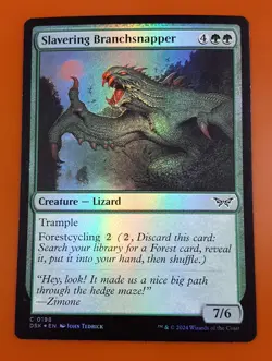 1x Slavering Branchsnapper | FOIL | Duskmourn: House of Horror | MTG Magic Cards - Image 1