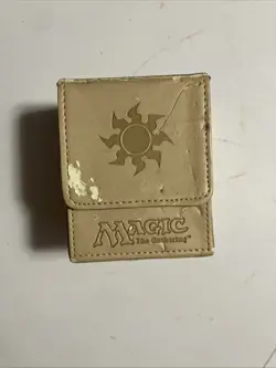 MTG Mana Flip Alcove Deck Box White 3rd Generation Magnet Ultra Pro Sealed! - Image 1