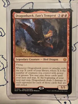 Dragonhawk, Fate's Tempest (132) Bloomburrow BLB MTG Magic ! - Image 1