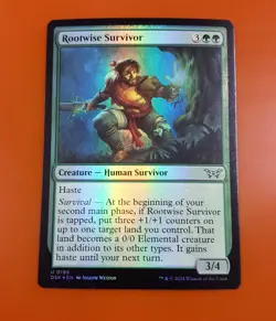 1x Rootwise Survivor | FOIL | Duskmourn: House of Horror | MTG Magic Cards - Image 3