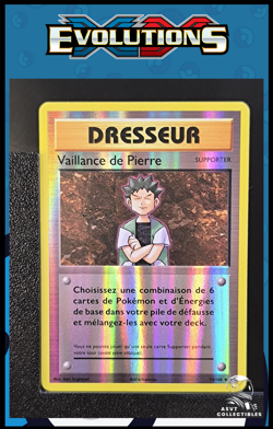 Carte Pokemon Vaillance de Pierre 74/108 Reverse XY12 Evolutions XY FR NM - Image 1