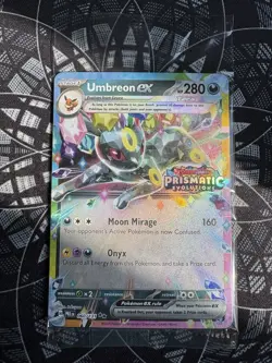 Pokemon Prismatic Evolutions Umbreon ex 60/131 Surprise Box Stamped Promo Sealed - Image 1