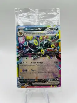 Pokemon Prismatic Evolutions Umbreon ex 60/131 Surprise Box Stamped Promo Sealed - Image 1