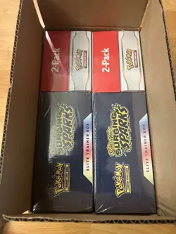 Pokemon Surging Sparks Elite Trainer Box Booster Bundle 2-PACK , LOT OF 2 - Image 2