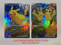 2025 Pokemon TCG Chinese Exclusive Pikachu AR 170/151 173 151C FAN MADE Cards - Image 1