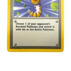Pokemon Base Set Gust of Wind 93/102 1999 Wotc - Image 2