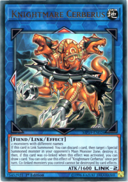 Knightmare Cerberus - MP19-EN026 - Ultra Rare - 1st Edition Yugioh - Image 1