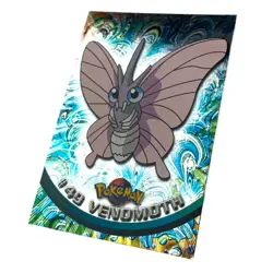 Pokemon 49 Venomoth Holo 1999 Topps Trading Cards Rare - Image 3