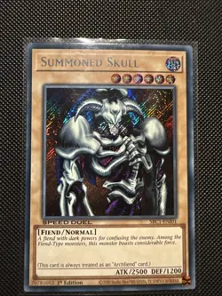 Yugioh - Summoned Skull - SBC1-EN101 - Secret Rare - 1st Edition - Image 1