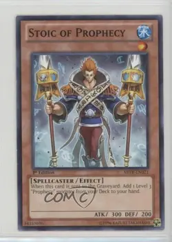 Stoic of Prophecy 1st Ed. YuGiOh Abyss Rising #ABYR-EN021 - Image 1