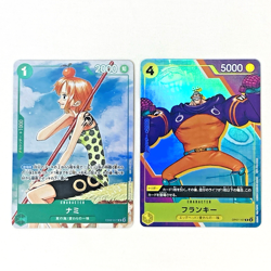 ONE PIECE card Nami EB02-017 Franky OP07-107 Japanese V Jump Promo WithTracking - Image 1