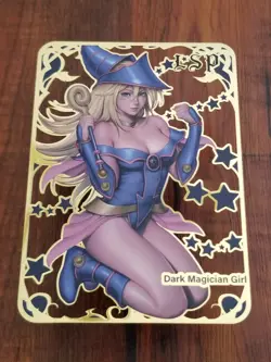 Dark Magician Girl - Yugioh - Goddess Story Gold Metal LSP Card - #095/100 - Image 1