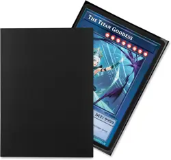 150 Black Card Sleeves Small Japanese Size Deck Protectors for Yu-Gi-Oh - Image 5