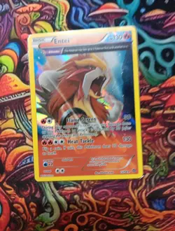 Entei 15/98 X & Y Ancient Origins Ancient Trait Holo Rare Pokemon Card - Image 1