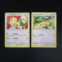 Meowth Pokemon Card Collection Set of 14 Cards Lot Bundle - Image 5