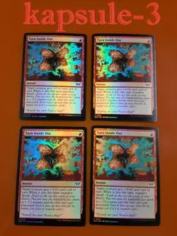 4x Turn Inside Out | FOIL | Duskmourn: House of Horror | MTG Magic Cards - Image 1