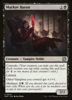 MTG Markov Baron [March of the Machine: The Aftermath] Foil Near Mint - Image 1