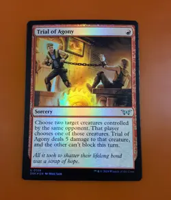 1x Trial of Agony | FOIL | Duskmourn: House of Horror | MTG Magic Cards - Image 3