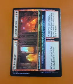 1x Ticket Booth & Tunnel of Hate | FOIL | Duskmourn: House of Horror | MTG Magic - Image 3