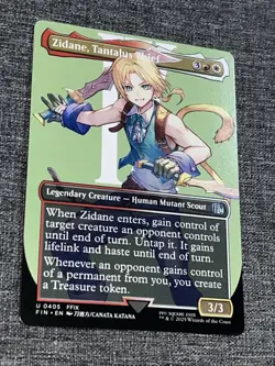 Zidane, Tantalus Thief (Borderless) - MtG Final Fantasy Regular 0405 NM - Image 1