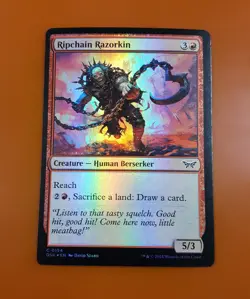 1x Ripchain Razorkin | FOIL | Duskmourn: House of Horror | MTG Magic Cards - Image 3