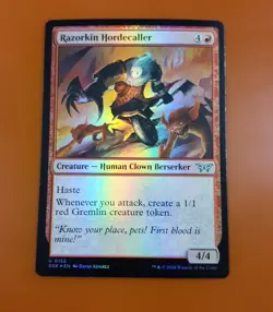 1x Razorkin Hordecaller | FOIL | Duskmourn: House of Horror | MTG Magic Cards - Image 3