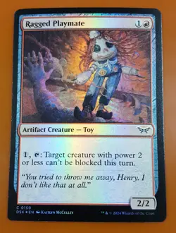 1x Ragged Playmate | FOIL | Duskmourn: House of Horror | MTG Magic Cards - Image 1