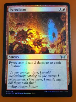 1x Pyroclasm | FOIL | Duskmourn: House of Horror | MTG Magic Cards - Image 1
