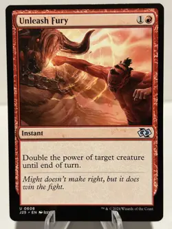 Unleash Fury 608 U Foundations Jumpstart NM MTG - Image 1