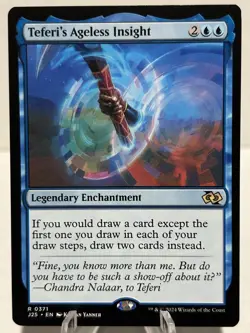 Teferi's Ageless Insight 371 R Foundations Jumpstart NM MTG - Image 1