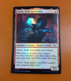 1x Norin, Swift Survivalist | FOIL | Duskmourn: House of Horror | MTG Magic - Image 3