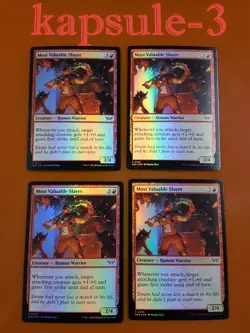 4x Most Valuable Slayer | FOIL | Duskmourn: House of Horror | MTG Magic Cards - Image 1