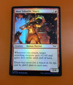 1x Most Valuable Slayer | FOIL | Duskmourn: House of Horror | MTG Magic Cards - Image 3
