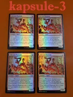 4x Infernal Phantom | FOIL | Duskmourn: House of Horror | MTG Magic Cards - Image 1