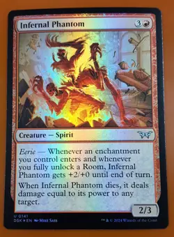 1x Infernal Phantom | FOIL | Duskmourn: House of Horror | MTG Magic Cards - Image 1