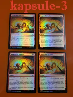 4x Impossible Inferno | FOIL | Duskmourn: House of Horror | MTG Magic Cards - Image 1