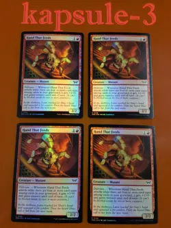 4x Hand That Feeds | FOIL | Duskmourn: House of Horror | MTG Magic Cards - Image 1