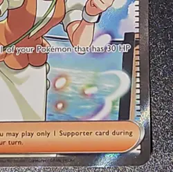 POKEMON TEMPORAL FORCES BIANCAS DEVOTION FULL ART TRAINER ULTRA RARE 197/162 - Image 4