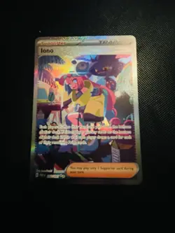 Iono Trainer Paldean Fates 237/091 Special Illustration Rare. NM Pokemon TCG - Image 1