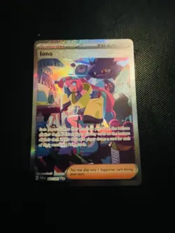 Iono Trainer Paldean Fates 237/091 Special Illustration Rare. NM Pokemon TCG - Image 2