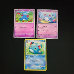 Marill & Azumarill Pokemon Card Collection Set of 9 Cards Lot Bundle - Image 3