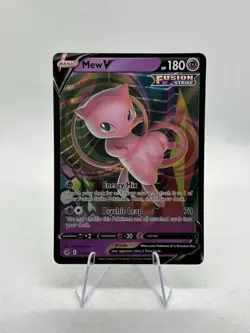 Mew V - 113/264 Fusion Strike SWSH Pokemon TCG Holo Rare Full Art Near Mint NM - Image 1