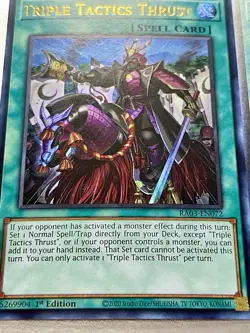Triple Tactics Thrust + Triple Tactics Talent | Ultra Rare | NM | YuGiOh! - Image 2
