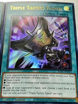 Triple Tactics Thrust + Triple Tactics Talent | Ultra Rare | NM | YuGiOh! - Image 4