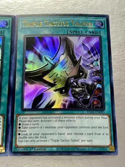 Triple Tactics Thrust + Triple Tactics Talent | Ultra Rare | NM | YuGiOh! - Image 5