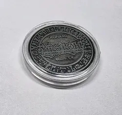 Yugioh YCS Pre-Registration Metal Coin - Pot Of Greed - Silver - Image 2