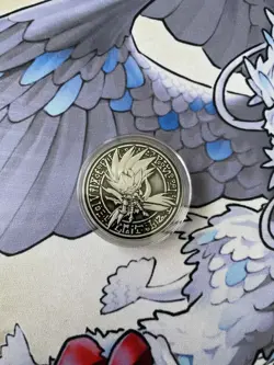 YuGiOh - Gorz the Emissary of Darknes - YCS Pre-Reg Coin - Official - Silver - Image 1